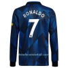 Camiseta de fútbol Manga Larga Manchester United Cristiano Ronaldo 7 Tercera Equipación 2021/22 - Hombre